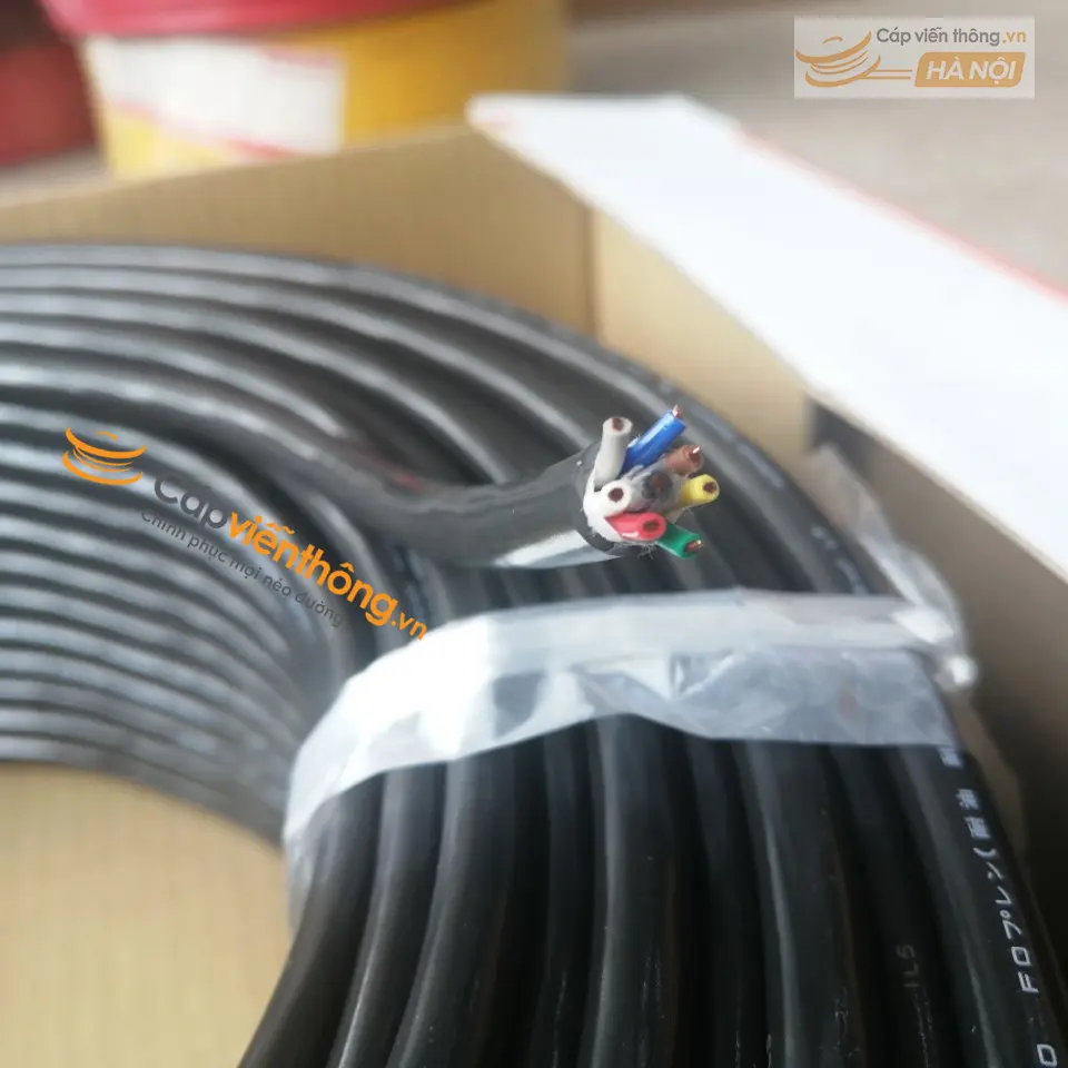 Cáp điều khiển chống nhiễu 8 lõi KURAMO KVC-36SB 8x0,2mm2 25AWG